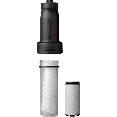 Afbeelding van CamelBak Vervangingsfilter Waterzuivering Geschikt voor Eddy+ Tritan flessen (0,6 L) Lifestraw Drinkfles filter Vezelfilter Maat S Zwart/Wit