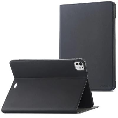 Afbeelding van Accezz Classic Tablet Case voor de Apple iPad Pro 13 (2024) M4 Zwart