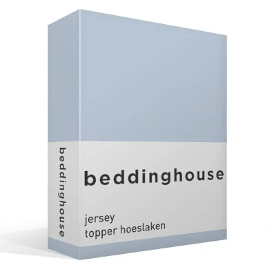 Afbeelding van Beddinghouse Topper Hoeslaken Jersey Light Blue 160 x 200/220