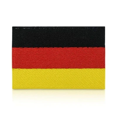 Afbeelding van patch om op te strijken Duitse vlag opstrijkbare Finally Home