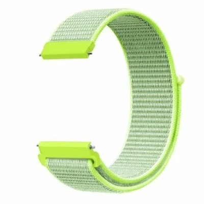 Afbeelding van Garmin Vivomove 3 / HR Luxe Sport Style Trend Loop nylon bandje Geel