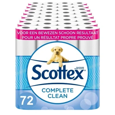 Afbeelding van Page toiletpapier 72 rollen Compleet Schoon wc papier met een vleugje katoen
