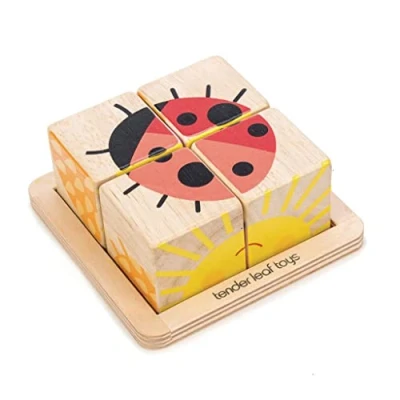Afbeelding van Tender leaf toys blokkenpuzzel (4st)