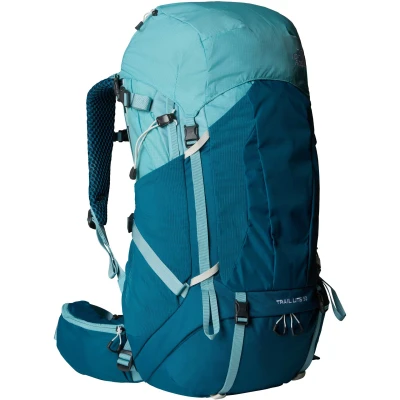 Afbeelding van The North Face Trail LITE 50 Backpack, Dames, Maat: M/L, Reef waters blue/ coral