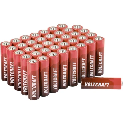 Afbeelding van AA batterij (penlite) VOLTCRAFT Industrial LR6 SE Alkaline 2900 mAh 1.5 V 40 stuk(s)