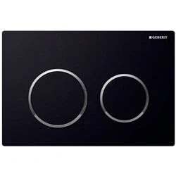 Afbeelding van Geberit Bedieningsplaat Omega20 Gr/Kl Zwart/Glchr/Zwart