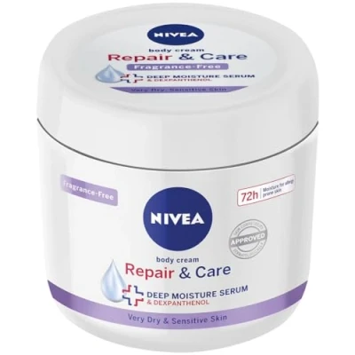 Afbeelding van Nivea Repair &amp; Care Ongeparfumeerd Bodycrème 10% Glycerine + Panthenol