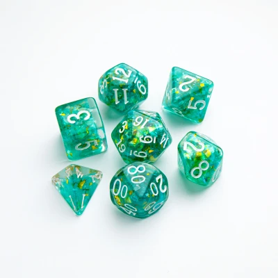 Afbeelding van Gamegenic Candy like Series RPG Dice Set: Mint (7 stuks)