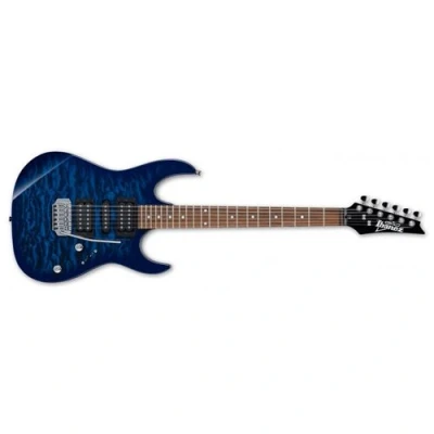 Image de Ibanez GRX70QA TBB Transparent Blue burst Guitare électrique