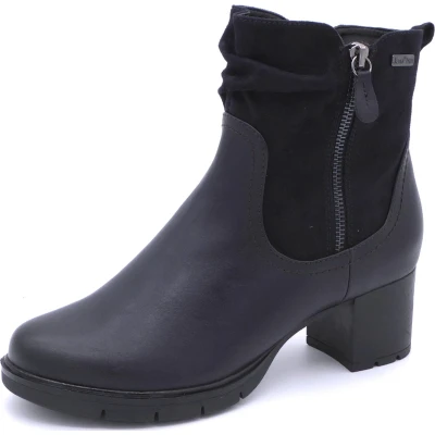 Afbeelding van Jana Dames Laarsje 25362 805 Donkerblauw Wijdte H Maat 39