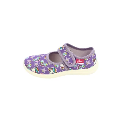Afbeelding van Beck Violet Dream Pantoffels voor kinderen, Maat: 24, Lila Katoen