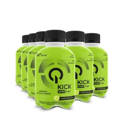 Afbeelding van QNT Kick Energy Drink (12x250ml) Lemon/Lime