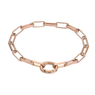 Afbeelding van Square Chain iXXXi Armband B00392 01 Rosé