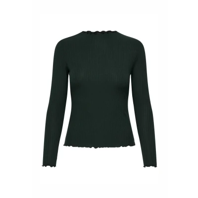 Afbeelding van ONLY Onlemma HIGH NECK Longsleeve, Dames, Maat: XL, Scarab