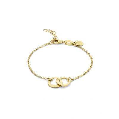 Afbeelding van Casa Jewelry dames Noblesse S armband verguld in de kleur Goud, maat: 16 19 cm