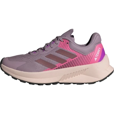 Afbeelding van Adidas Terrex Soulstride FLOW Trail hardloopschoenen Preloved fig burgundy pink fusion, Maat: 40, fusion