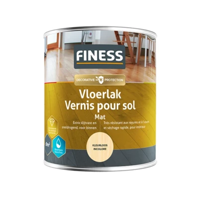 Afbeelding van Finess vloerlak mat 2,5 liter, kleurloos