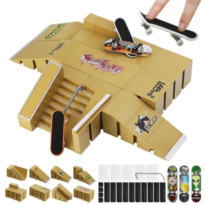 Afbeelding van ideallife Skateboard &amp; helling accessoires set park onderdelen voor Tech Deck Fingerboard Mini Finger toetsen Ultimate Parks