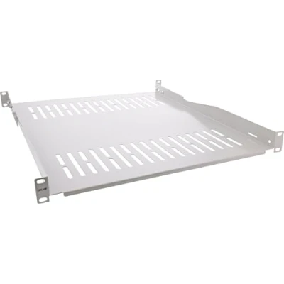 Afbeelding van InLine 19&quot; plank, 550mm, 50kg, 1U, RAL 7035 grijs, Accessoires voor serverkasten, Grijs