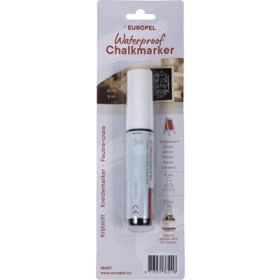 Afbeelding van Europel Watervaste Krijtstift 15mm Wit 1 stuk Perfect voor krijtborden en creatieve projecten