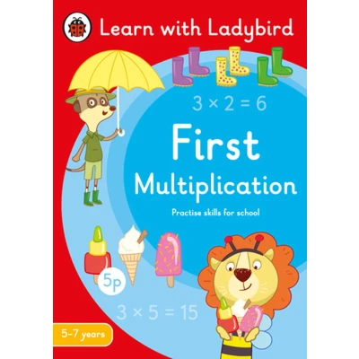 Afbeelding van Learn with Ladybird First Multiplication: A Activity Book 5 7 years