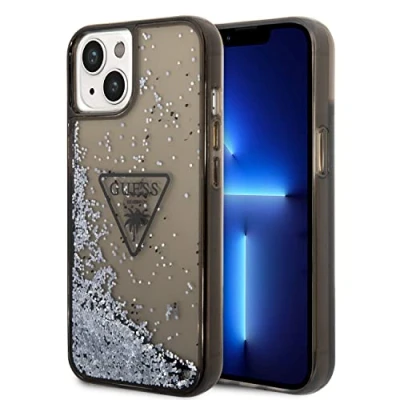 Afbeelding van Guess Liquid Glitter case iPhone 14 Plus zwart GUHCP14MLFCTPK