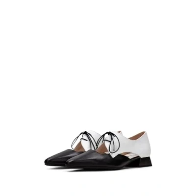 Afbeelding van Hispanitas DALI Veterschoenen, Dames, Maat: 37, Black white Leer