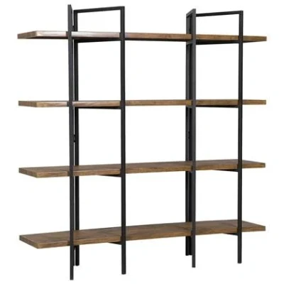 Afbeelding van Beliani COMPTON Boekenkast Donkere houtkleur MDF