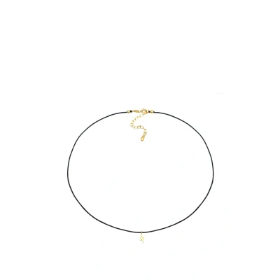 Afbeelding van Elli Halsketting Dames Choker Hanger Basis Nylon in 925 sterling zilver