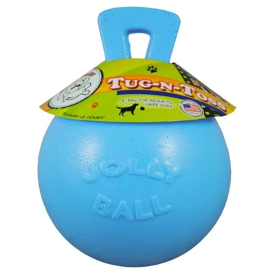 Afbeelding van Jolly Ball Tug n Toss Baby Blauw 15cm