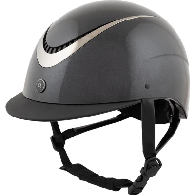 Afbeelding van BR Cap Thêta Metallic VG1 Zwart/Gunmetal 58 60cm