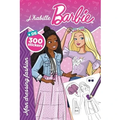 Afbeelding van BARBIE J&#039;HABILLE MON DRESSING FASHION (PLUS DE 300 STICKERS)