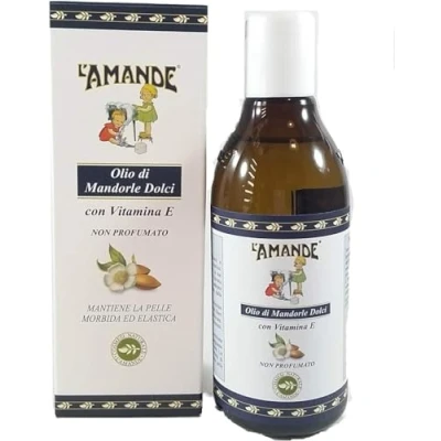 Afbeelding van L&#039;Amande Ongeparfumeerde zoete amandelolie, 250 ml