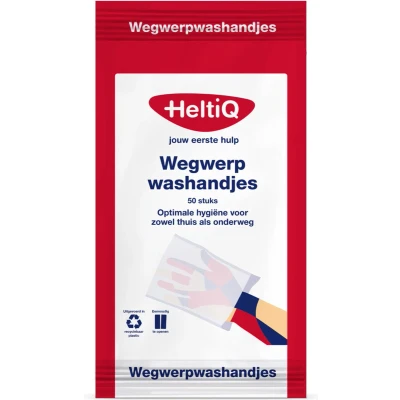 Afbeelding van HeltiQ Wegwerpwashandjes 50 stuks