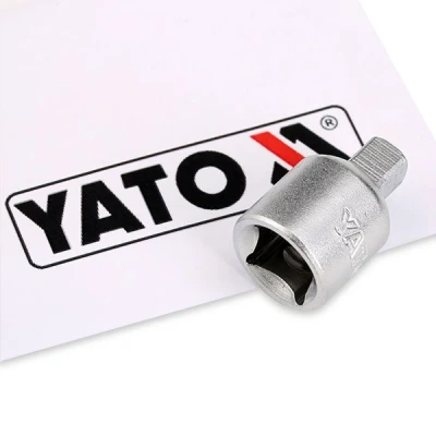 Afbeelding van YATO YT 3853 Adapter, ratel 10 (3/8&quot;) 27 Chroom vanadium staal 1/4&quot;