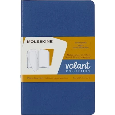 Image de Cahier volant grand format ligne bleu moutarde 2ex