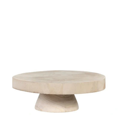 Afbeelding van Pia Decoratie Tafeltje H10,5 x Ø30 cm Hout Lichtbruin