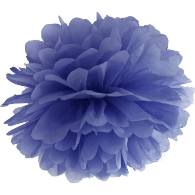 Afbeelding van Pompon Blauw 25cm