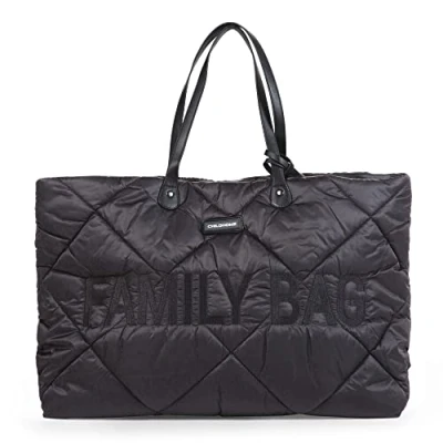 Afbeelding van Childhome Family Bag Luiertas Gewatteerd Zwart