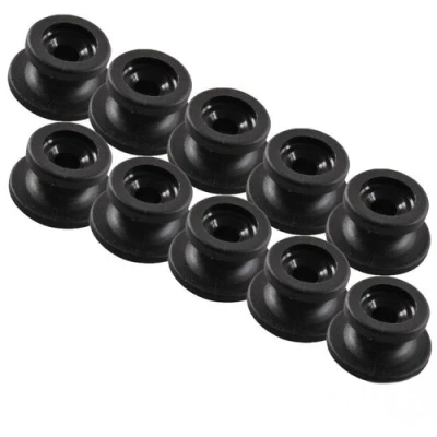 Afbeelding van Pro Plus Koordhouder Rond Ø 19/25 x 13 mm Kunststof Zwart 10 stuks