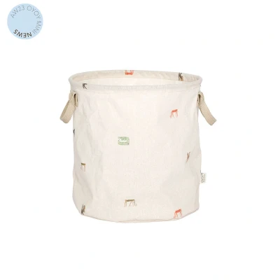 Afbeelding van OYOY Moira Wasmand/Laundry basket met diertjes M Multi