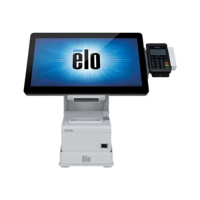 Image de Elo mPOS Printer Stand Support d&#039;imprimante / de moniteur 10&quot; ,15&quot; blanc pour 1002L, 1502L; Desktop Touchmonitors 1002L