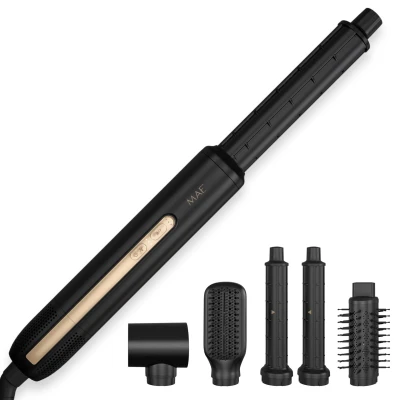 Afbeelding van MAE® Airstyler II Föhnborstel &amp; Krulborstel Krultang 5 in 1 Multistyler Hairwrap Haarstyler