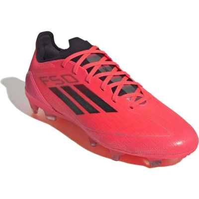 Afbeelding van adidas Performance F50 PRO FIRM Ground Voetbalschoenen met kunststof noppen, Heren, Maat: 43 1/3, Turbo/aurora black/platin metallic