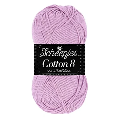 Afbeelding van Wol &amp; Garen Scheepjes Cotton 8 kleur 529 Lila (op=op)