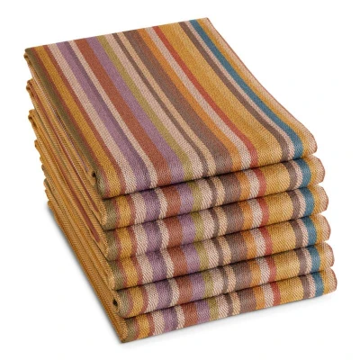 Afbeelding van DDDDD theedoek Over the Rainbow 60x65cm Terra 6 stuks