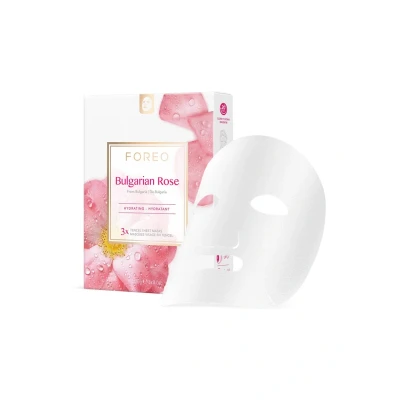 Afbeelding van Foreo FARM TO FACE Sheet MASK Bulgarian ROSE 3PCS Masker, Maat: One Size,