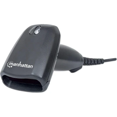 Afbeelding van Manhattan 177665 USB Kit Barcodescanner Kabel 1D Laser Zwart Handmatig