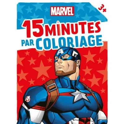 Image de CAPTAIN AMERICA 15 Minutes par Coloriage (dès 3 ans) MARVEL