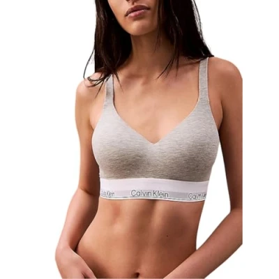 Image de Calvin Klein Bralette pour femme, Gris (gris chiné), M